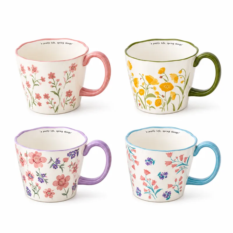 Taza Flores Grandes