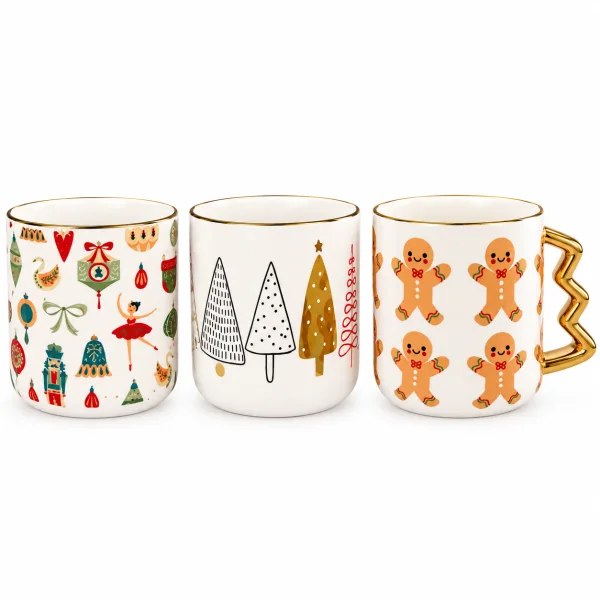 Taza Dorada Navidad